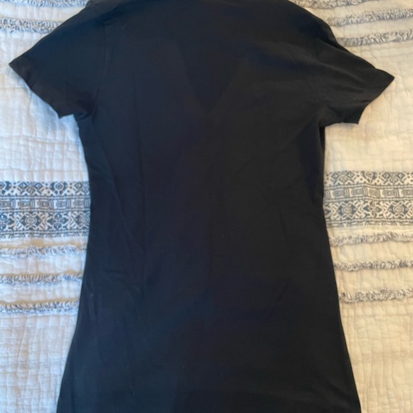 TOO FAST BRAND SKELETON HANDS DEEP V NECK T SHIRT - Picture 2 of 2